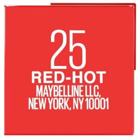 λαμπερό κραγιόν Maybelline SuperStay 25-red-hot - Image 4