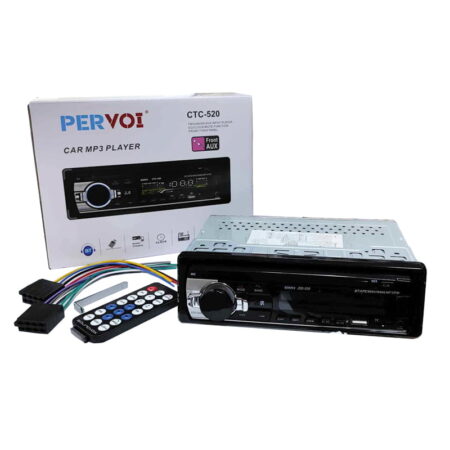 PerVoi MP3 player αυτοκινήτου USB, SD, FM, BT, Clock, Aux CTC-520 - Car MP3 player