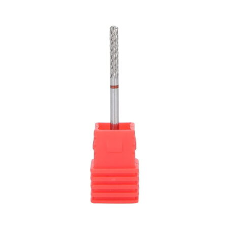 Φρεζάκι καρβιδίου κόκκινο H11 - Carbide nail drill bit - Image 2