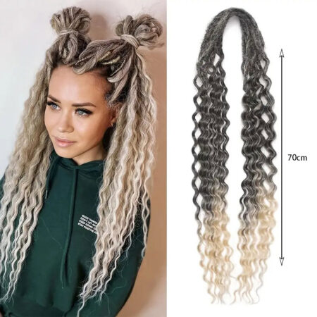 Μαλλιά για Ράστα Σγουρά 4-613 - Curl Βraids Extension Rasta Hair - Image 2