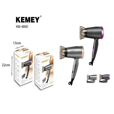 Kemey Πιστολάκι μαλλιών 1800W KM-6840 - Hair dryer