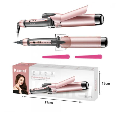 Kemei Ψαλίδι Μαλλιών για Κυματιστά Μαλλιά KM-1717 - Curling Iron Professional Hair Curl - Image 2