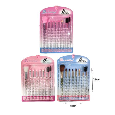 Σετ 8 Πινέλα Μακιγιάζ - Make-up brushes set 8pcs - Image 3