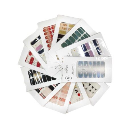 Αυτοκόλλητα νυχιών 12τμχ - Nail stickers 12pcs