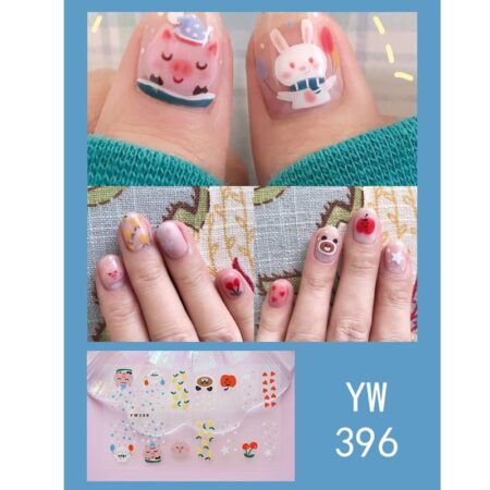 Αυτοκόλλητα νυχιών 12τμχ - Nail stickers 12pcs - Image 2