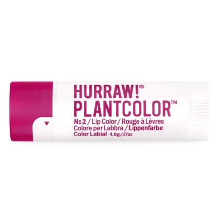 Βάλσαμο για Χείλη με Χρώμα Hurraw! PlantColor Nº 2 4,8 g Stick