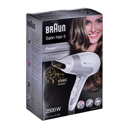 Πιστολάκι Braun Satin Hair 5 Power Perfection HD580 Λευκό 2500 W - Image 6