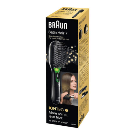 Ισιωτική Βούρτσα Braun Satin Hair 7 br710e Μαύρο Ιωνικό - Image 8