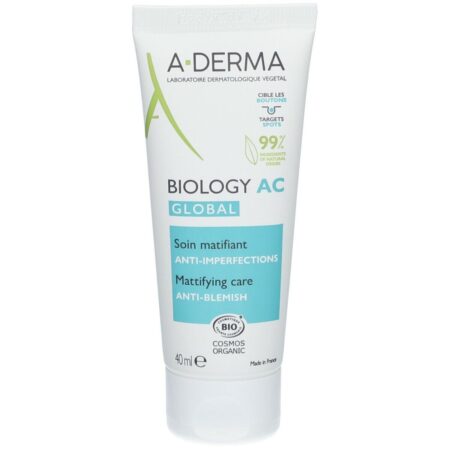 Κρέμα Ημέρας A-Derma Biology Ac Global Soin Matifiant Anti-Imperfection