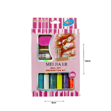 Kit Διακοσμητικά glitter νυχιων - Nail art decoration - Image 2