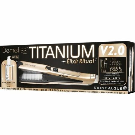 Μηχανή Ισιώματος Μαλλιών Saint-Algue TITANIUM V2 ELIXIR RITUAL DEMELISS - Image 2