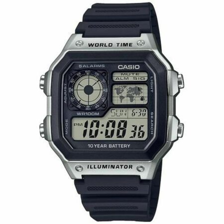 Ανδρικά Ρολόγια Casio Μαύρο Γκρι (Ø 40 mm)