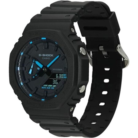 Ανδρικά Ρολόγια Casio G-Shock OAK - NEON BLUE INDEX Μαύρο (Ø 45 mm) - Image 3