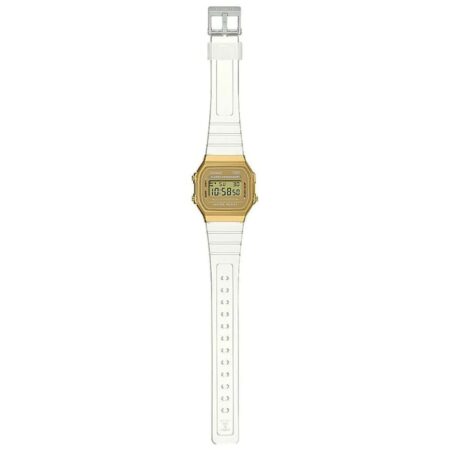 Unisex Ρολόγια Casio VINTAGE COLLECTION - TRANSPARENT BAND - GOLD - Image 3