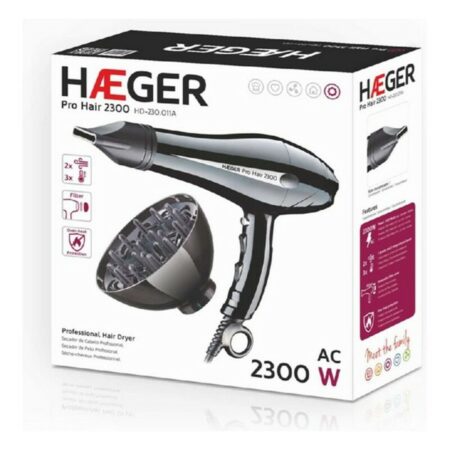 Πιστολάκι Haeger HD-230.011B 2300 W Μαύρο 2300 W - Image 5