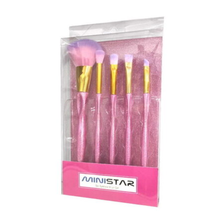 Mini star Σετ 5 Πινέλα Μακιγιάζ - Make-up brushes set