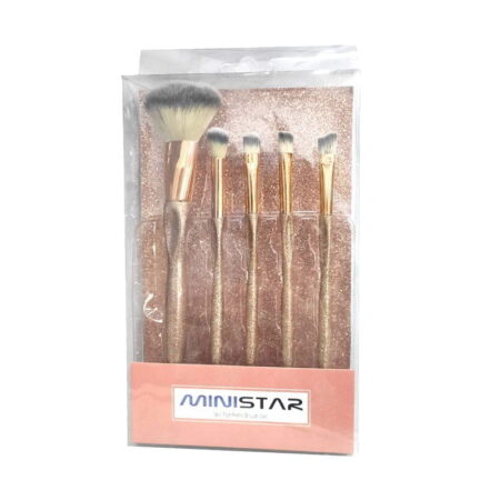 Mini star Σετ 5 Πινέλα Μακιγιάζ - Make-up brushes set - Image 2