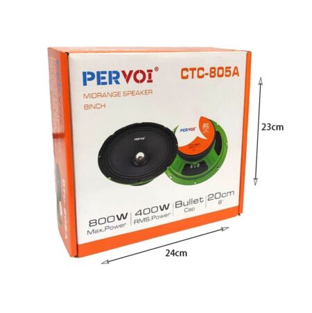 PerVoi Ηχείο Αυτοκινήτου Midrange 20cm 800W CTC-805A - Drive Midrange Car Speaker - Image 3