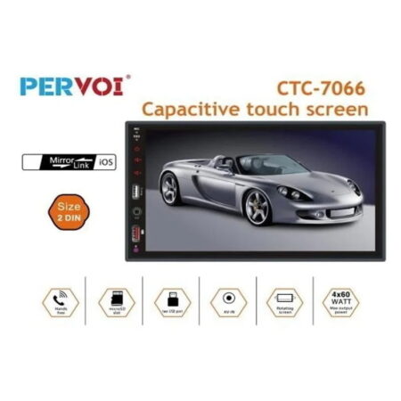 PerVoi Οθόνη αυτοκινήτου 7" HD αφής CTC-7066 multimedia system - Capacitive touch screen - Image 5