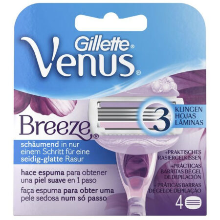 Ξυραφάκι Αντικατάστασης Gillette Venus Breeze 4 Μονάδες