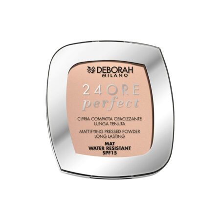 Συμπαγής Σκόνη Deborah 24ore Perfect Nº 03 Rose Spf 15