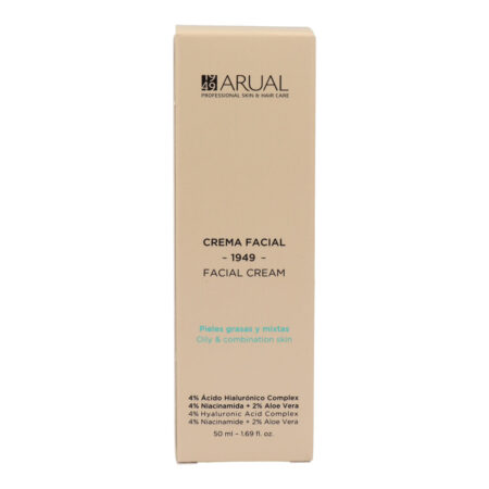 Καθαριστικό για το Μακιγιάζ Προσώπου Arual Crema Facial 50 ml