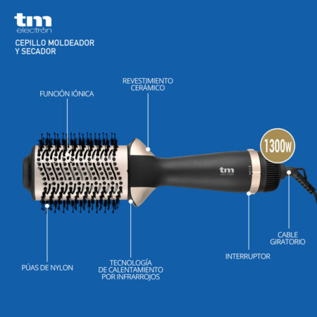 Βούρτσα Κομμωτηρίου TM Electron 220-240V 50-60Hz - Image 2