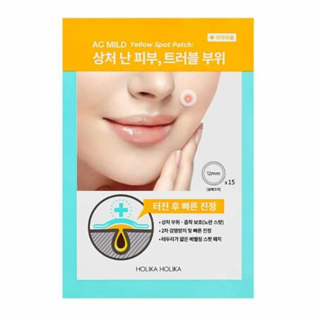 Θεραπεία για Δέρματα με Ακμή Holika Holika Ac Mild Yellow Spot Patches 15 Τεμάχια