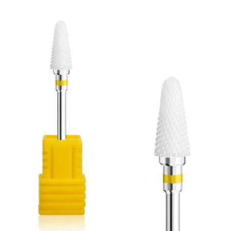 Κεραμικό φρεζάκι κίτρινο Α2 - Ceramic nail drill bit