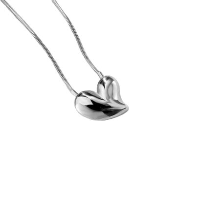 Γυναικείο Ατσάλινο Κολιέ Με Καρδιά – Women’s Steel Necklace - Image 3