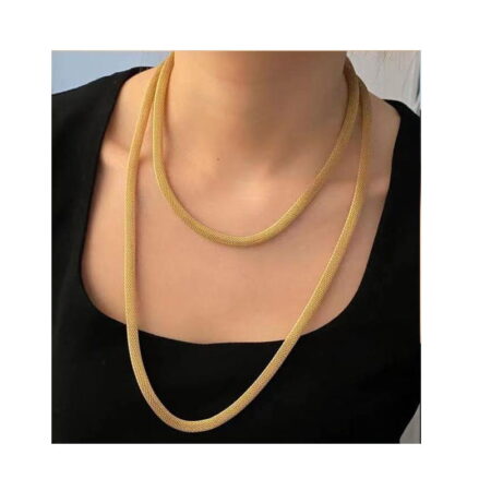 Γυναικείο Ατσάλινο Κολιέ – Women’s Steel Necklace 110cm - Image 2