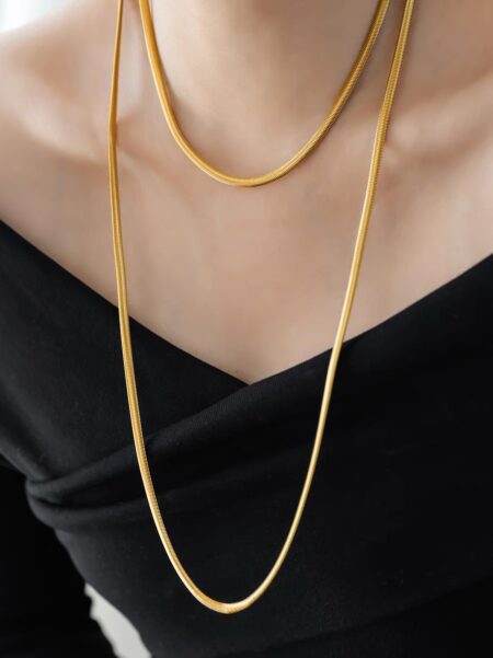 Γυναικείο Ατσάλινο Κολιέ 43εκ – Women’s Steel Necklace - Image 2