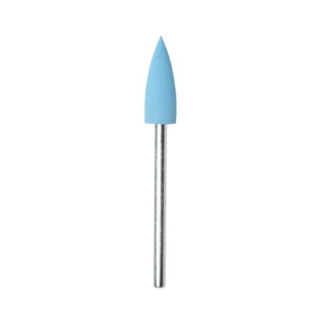 Φρεζάκι buffer σιλικόνης μπλε E1 - Rubber Silicone nail drill bit