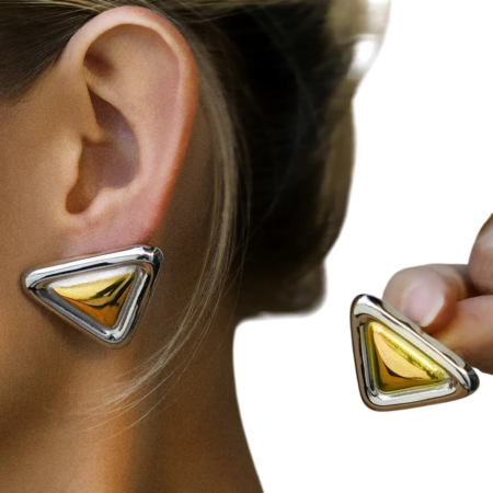 Γυναικεία Ατσάλινα Σκουλαρίκια  - Women&apos;s -Shaped Steel Earrings - Image 2