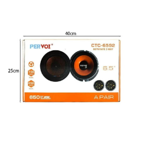 Pervoi Σετ Ηχεία Αυτοκινήτου 6.5" με 150W RMS (Midrange) CTC-6592 - Drive Midrange Car Speaker - Image 3