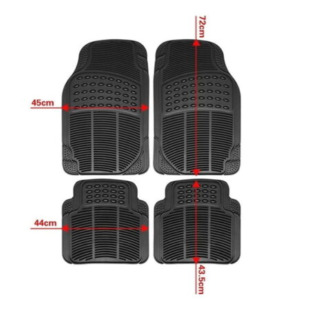 Αδιάβροχα Πατάκια Αυτοκινήτου – Σετ 4 Τεμάχια - Waterproof Car Floor Mats - Set of 4 Pieces - Image 5