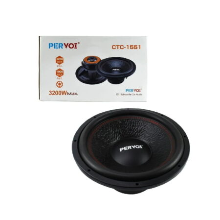 Pervoi Subwoofer Αυτοκινήτου 15″ Horn 3200W 75OZ PERVOI CTC-1551 - Active subwoofer