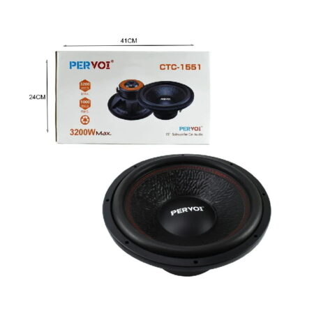 Pervoi Subwoofer Αυτοκινήτου 15″ Horn 3200W 75OZ PERVOI CTC-1551 - Active subwoofer - Image 6