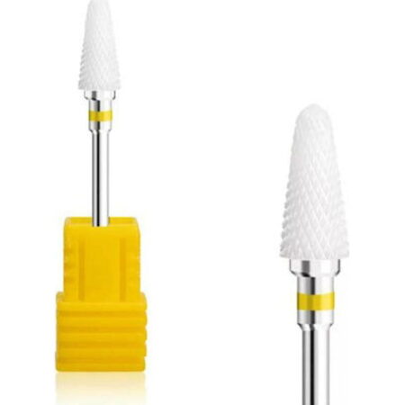 Κεραμικό φρεζάκι κίτρινο Α23 - Ceramic nail drill bit